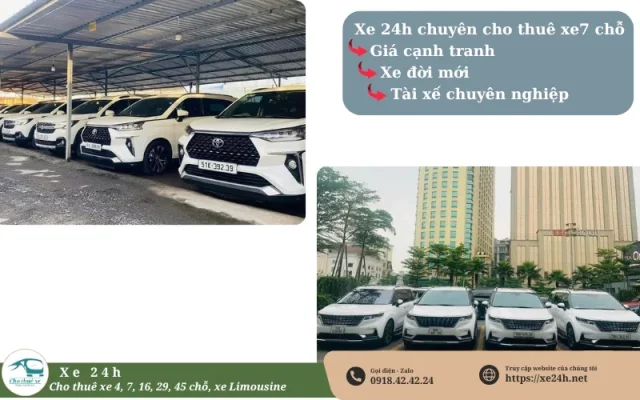 Các dòng xe phổ biến tại Xe24h