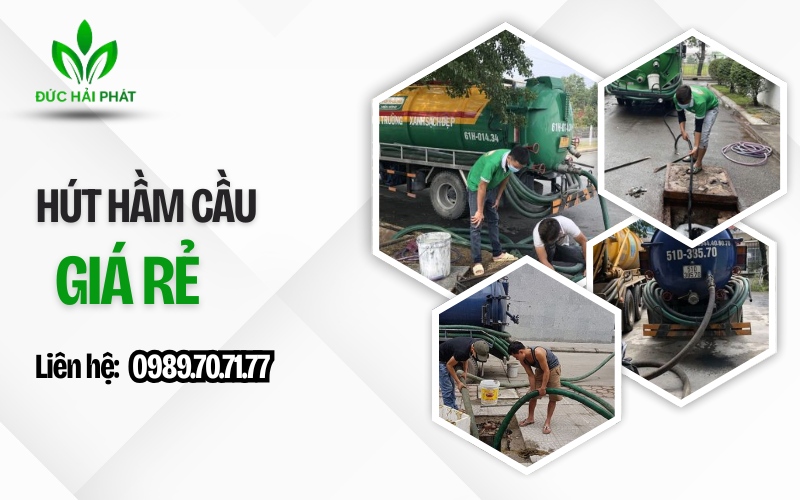 Hút hầm cầu giá rẻ