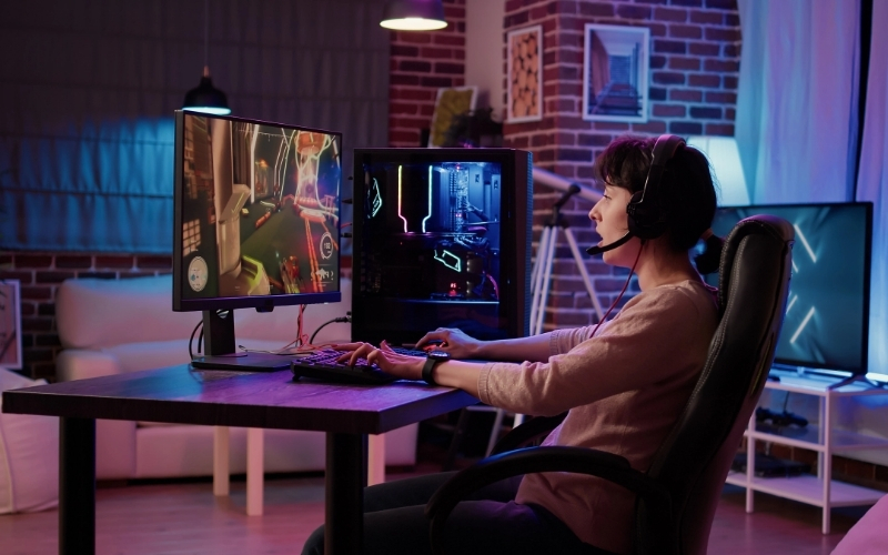 Game thủ tham gia game Epost chiến thuật tại khu công nghệ