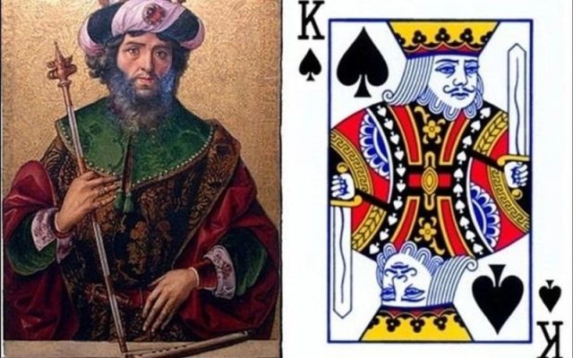 Tại sao các quân bài King lại mang hình ảnh các vị vua vĩ đại