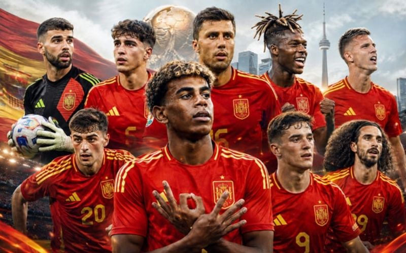 Sức mạnh tập thể vượt trội của đội tuyển Tây Ban Nha tại kỳ World Cup 2026
