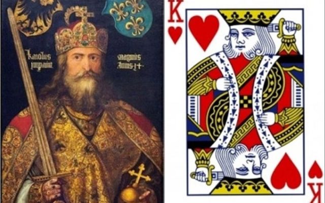 Tại sao các vị vua trong bộ bài Tây lại cầm những vũ khí khác nhau